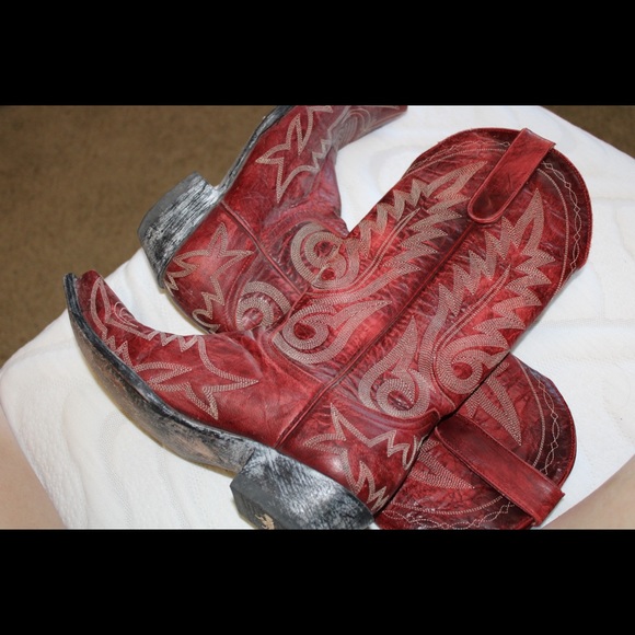 Old Gringo red cowboy boots women’s size 7 1/2 - Picture 6 of 6